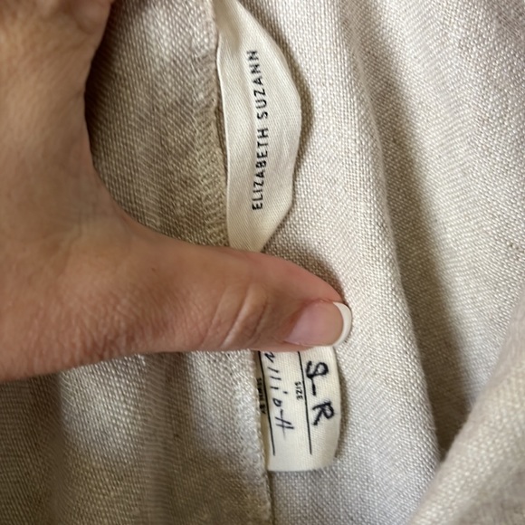 Elizabeth Suzann Clyde Jumpsuit in Flax Linen S-R - Picture 5 of 6